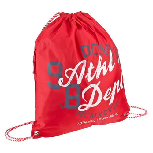 Quality Canvas Drawstring Backpack Bag Convenient Luggage Holding With Pull String for sale