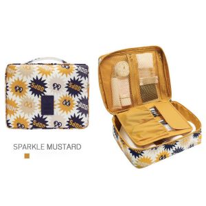 Buy cheap Multi Functional Travel Cosmetic Bags Waterproof Polyester With PU Coating from wholesalers