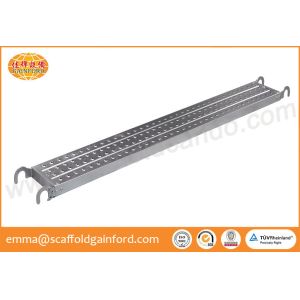 China Q235 pre galvanized steel catwalk scaffold steel plank hooks for 1219*1700MM frame scaffolding system on sale