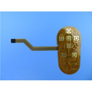 Buy cheap Flexible Printed Circuit Board FPC Built on Polyimide Film with Double Layer Structure from wholesalers