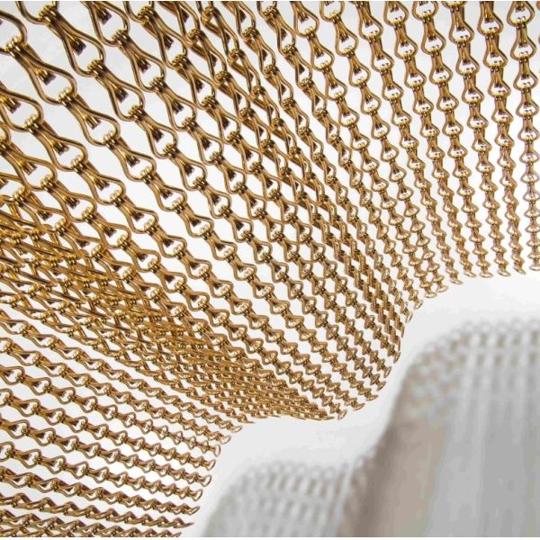 Buy cheap Versatile Rectangular Aluminium Chain Curtain Hanging Installation from wholesalers