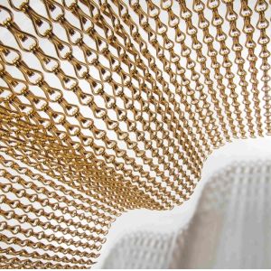 Buy cheap Versatile Rectangular Aluminium Chain Curtain Hanging Installation from wholesalers