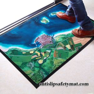 Buy cheap 1.8MM Promotion Gifts Polyester Custom Logo Mats 400x600MM from wholesalers