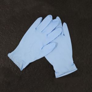 Buy cheap Oil Proof 22 Mil Disposable Nitrile Examination Gloves from wholesalers