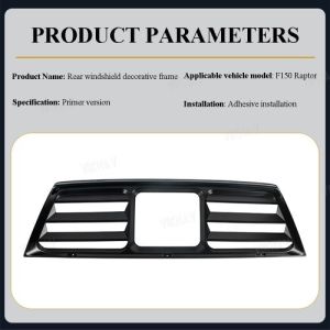 Buy cheap Viknav for 2021-2022 Ford F150 rear windshield protective frame decorative modification parts from wholesalers