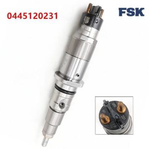 China 0445120231 Fuel Injector Injection Nozzle Compatible For KOMATSU PC200-8 Hitachi ZW180 HYUNDAI HL770-7A on sale