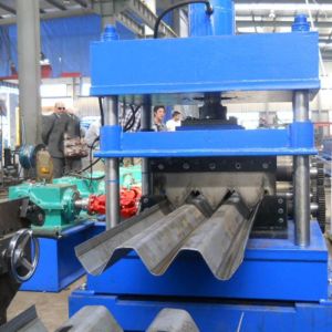22KW Crash Barrier Guardrail Roll Forming Machine 20m/Min Working Speed