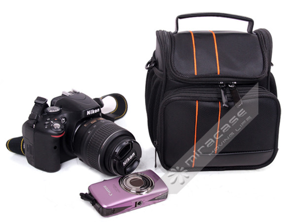 Buy cheap Custom Black Functional Dobby SLR Camera Pouch with Durable Handle from wholesalers