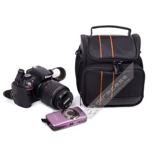 Buy cheap Custom Black Functional Dobby SLR Camera Pouch with Durable Handle from wholesalers