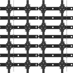 Programmable Transparent LED Mesh Screen S30 P50 P100 Waterproof IP65