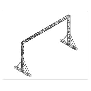Buy cheap Light Weight 7.5kg/m Stable Goal Post Truss For Hanging Screen And Speaker from wholesalers