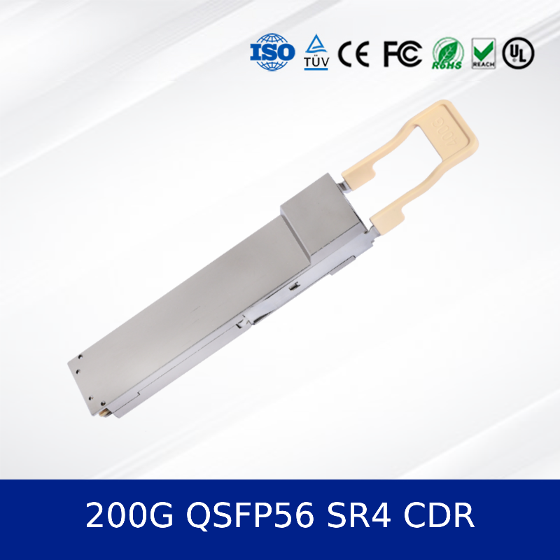 Buy cheap 200G QSFP56 SR4 CDR Optical Transceiver Module 100m on Om4 / 70m on Om3 Fiber High-Performance Computing Interconnect for Data Centers product
