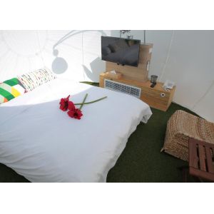 Outdoor 5m Clear Top Resort Inflatable Bubble Camping Tent With Steel Frame