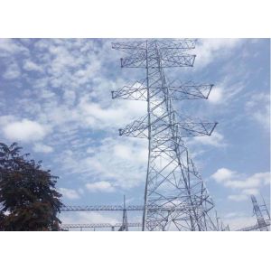 Buy cheap Hot Dip Galvanized Power Transmission Line Tower Multi Circuits from wholesalers