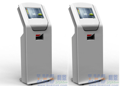 China Saw Touch Screen Free Standing Kiosk With Barcode Scanner Self Payment PC System on sale China Saw Touch Screen Free Standing Kiosk With Barcode Scanner Self Payment PC System on sale
