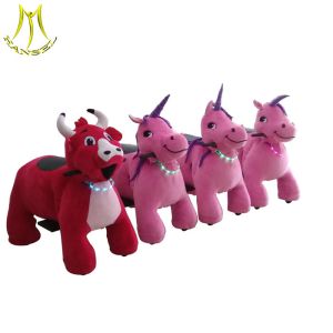 Buy cheap Hansel happy rides on animal motorized plush riding animals in mall from wholesalers