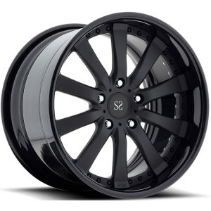 Buy cheap Gloss Black Customized Forged Alloy Rims 22x9.5 22x10.5 5x120 For Land Rover / 22 Inch 2-PC from wholesalers