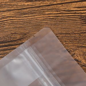 Buy cheap Small Plastic Flat Matte 540g Clear Zipper Bag from wholesalers