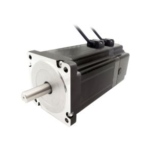 Buy cheap NEMA34 size 86mm Stepper motors with permanent magnet brake motor torque 8.5N.m(1215oz-in) shaft diameter 12.7/14mm 6.0A from wholesalers