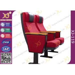 Full Upholstered Metal Framework Auditorium Chairs , Conference Room Seating