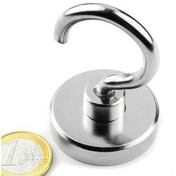 China Neodymium pot magnet hooks high performance steel suction assembly on sale
