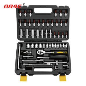 AA4C 54pcs auto repair tool kit shelf hardware hand tools workbench tools A1