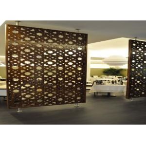 Buy cheap Luxurious Stainless Steel Privacy Screen With Good Ventilation / Light Transmittance from wholesalers