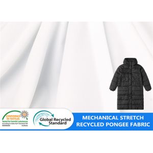 Buy cheap Mechanical Stretch Waterproof Pongee Padded Polyester 62GSM Down Jacket Fabric from wholesalers