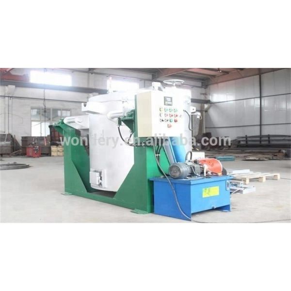 Quality 1000kgs Capacity Gas Fired Cast Iron Metal Melting Furnaces for sale