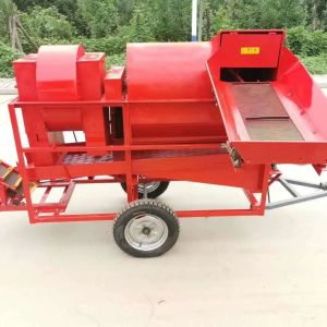 OEM Peanut Picker Machine 7.5kw Groundnut Combine Harvester