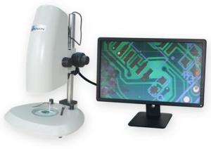 Buy cheap VGA Camera Video Microscope with Click Zoom Lens and Wide Screen product