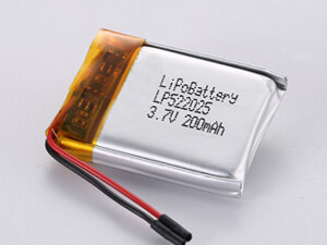 Buy cheap LP522025 200MAH High Capacity Li-ion Polymer Battery -10C -65C With PCM for Heavy-duty and Demand Applications from wholesalers
