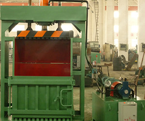 Buy cheap Hydraulic Drive PET Bottle Baler Machine Straw Waste Plastic Vertical Baling Press from wholesalers