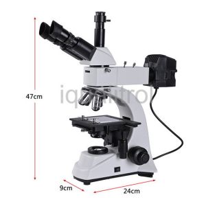 Upright Reflected Digital Metallurgical Trinocular Microscope with Polarizer