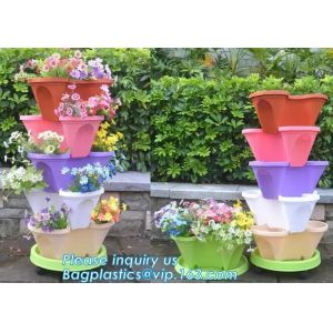 Green Garden Sacks Strawberry Hydroponic Vertical Farming Planter Pots Nursery