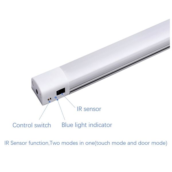 Quality 25mm 6.5W Undermount LED Cabinet Lights IR Sensor PIR Wardrobe Lights for sale