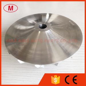 Buy cheap HX60 73.35/109.00mm 8+8 blades turbo milling/Aluminum 2618/billet compressor wheel from wholesalers