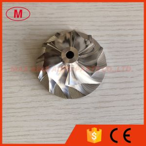 Buy cheap TD05H 155G6 47.05/68.01mm 6+6 blades 49378-01642/EVO X Turbo milling/aluminum 2618/billet compressor wheel from wholesalers