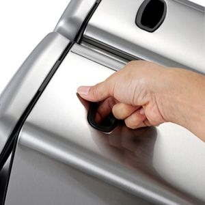 Buy cheap Silver Rectangular 5.28 Gallon Dual Compartment Garbage Can product