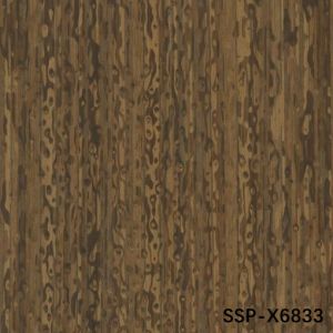 Smoking Sapele Pommele Engineered Oak Veneer Thickness 0.18-0.6mm For Wall Panel