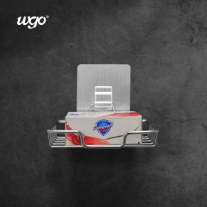 Buy cheap WGO 304 Stainless Steel Soap Dish For Shower ISO 9001 5kg Bearing Self Adhesive Type from wholesalers