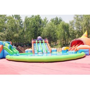 Buy cheap Octopus Commercial Inflatable Water Park Customized Size Acceptable product