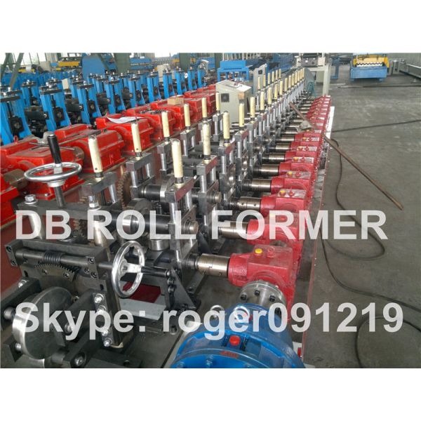 Quality 11KW Board Rack Purlin Roll Forming Machine Exhibition Center Automatic for sale