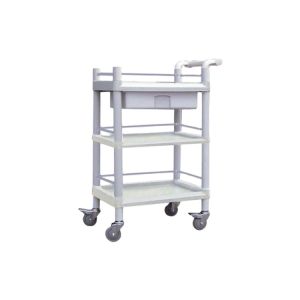 Cheap Price High Quality ABS Utility Universal Hospital Cart Mobile Trolley