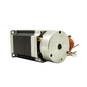 Buy cheap NEMA23 size 57mm Stepper motors with brake motor torque 2.6N.m(371oz-in) shaft diameter 8.0mm 4A from wholesalers