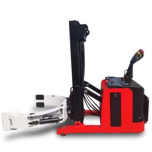 Buy cheap Full Electric Paper Roller Lift stacker with Rotating Clamp Attachment from wholesalers