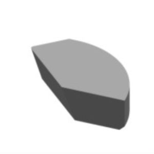 Buy cheap Brazing L15mm Tungsten Carbide Insert For Periphery Turning Tools product