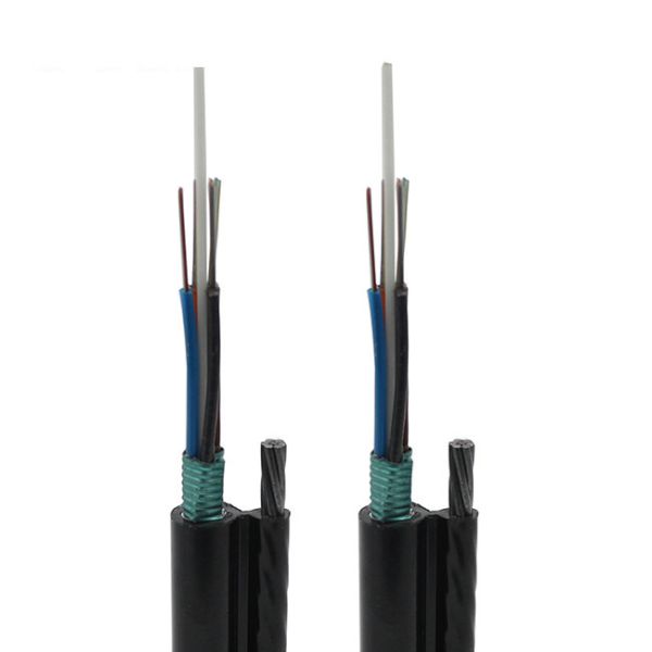 Quality 48 Core Overhead Self Supporting Fiber Optic Cable Singlemode Outdoor GYTC8S for sale