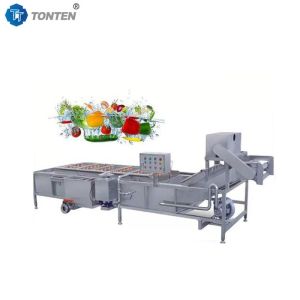 Buy cheap Fully Automatic Wave Type Food Cleaning Machine For Fruit And Vegetable Cleaning from wholesalers