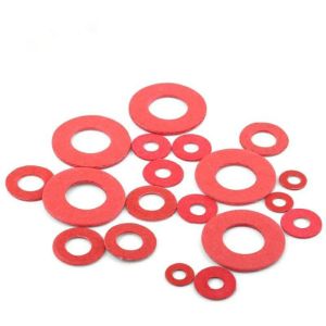 Buy cheap Plain type 6X16MM 7/16" I.D. Red Color Fiber Washers seal from wholesalers